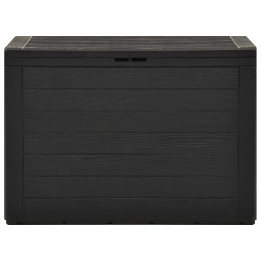 Lada de depozitare pentru gradina, antracit, 78 x 44 x 55 cm