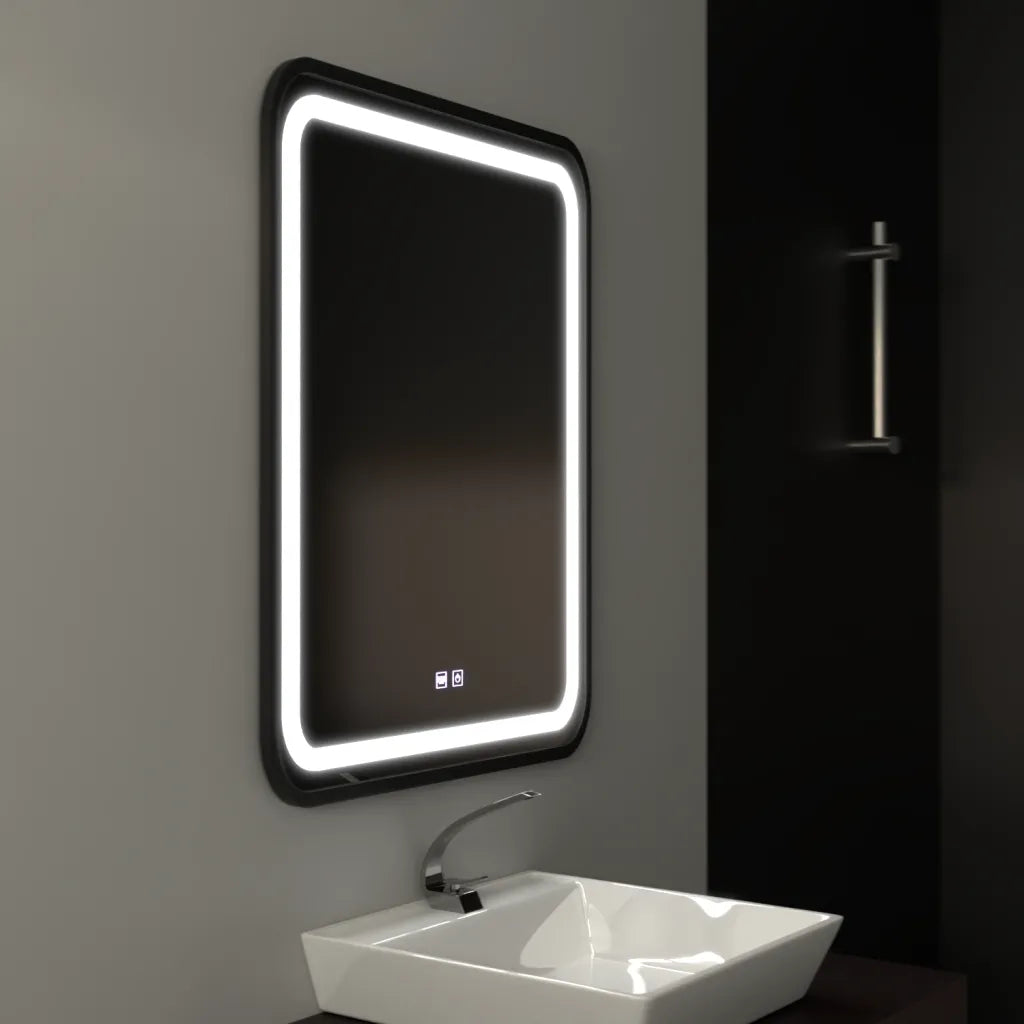 Oglinda LED Rectangulara, 60x80cm, Taglio Touch, Sistem Dezaburire