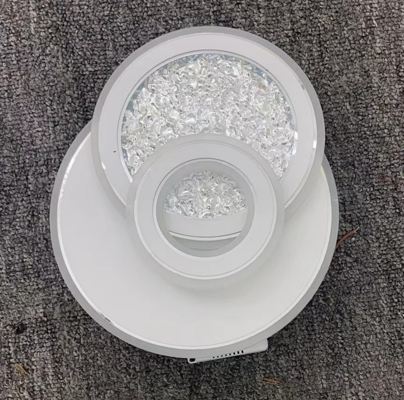 Lustra LED KOMPACTO Rondos, 36W, 3 Cercuri, lumina Rece/Calda/Neutra, Alb