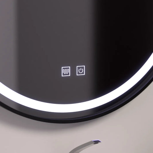 Oglinda LED Rotunda 60cm, Lucea Touch, Sistem Dezaburire