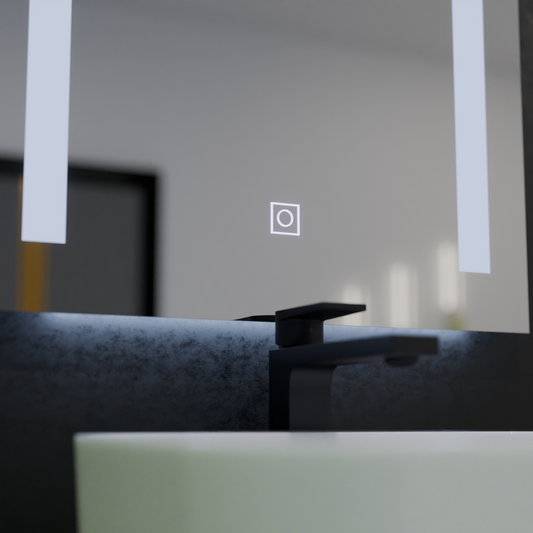 Oglinda LED Rectangulara, 50x70cm, Dual Light Basic Touch