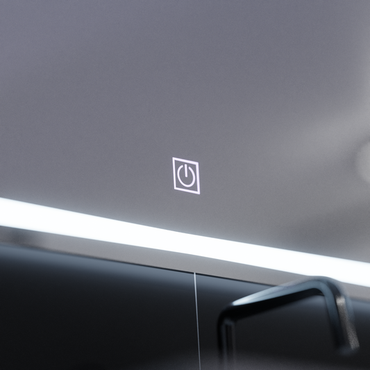 Oglinda LED Rectangulara, 80x60cm, FRAME Basic Touch