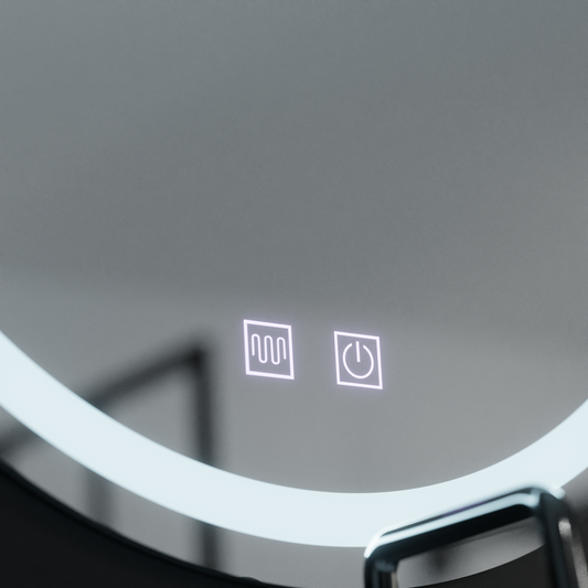 Oglinda LED Rotunda, 60cm, Lucea Touch, Sistem Dezaburire