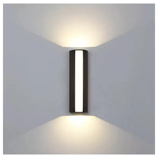 Aplica LED Exterior Berfin, 7W, 3000K, Negru, Metal