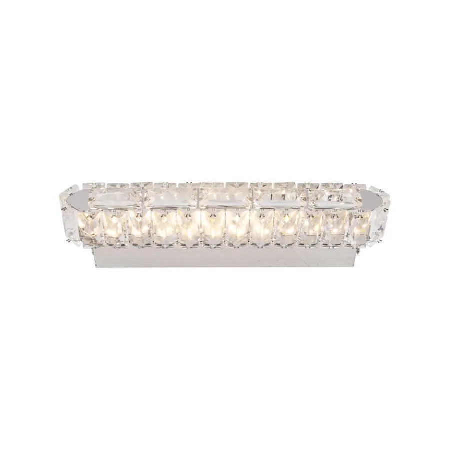 Aplica LED PRISCILA, 5W, Cristal, Crom Lucios, Lumina Calda/Rece/Neutra