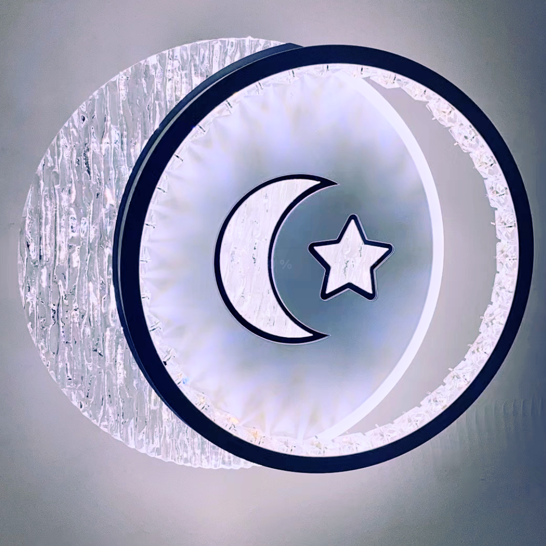 Lustra LED NYXORA Circulo, 36W, 2 Cercuri, lumina Rece/Calda/Neutra, Negru