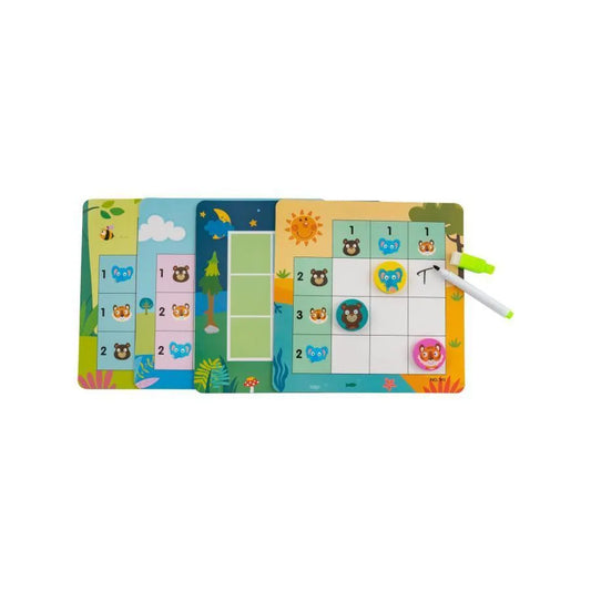 Joc tip Puzzle cu Animalutele din Padure, 60 Piese, Multicolor