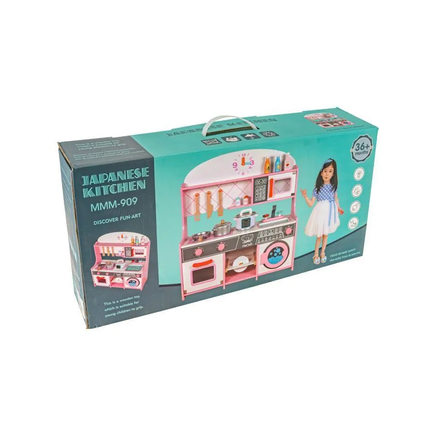 Jucarie tip Bucataria Japoneza, Multicolor, Lemn