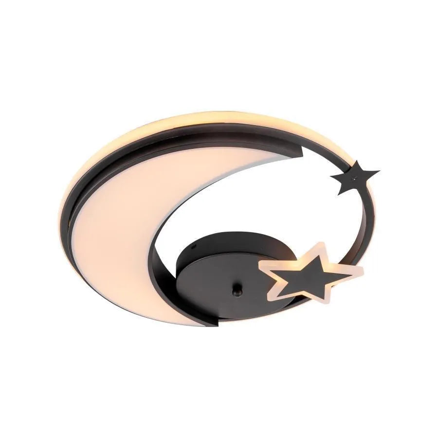 Lustra LED cu telecomanda ALYONA, 44W, lumina Rece/Calda/Neutra, Dimabila, Negru