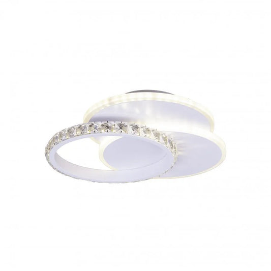 Lustra LED Sofia, 24W, Lumina Rece/Calda/Neutra, Alb