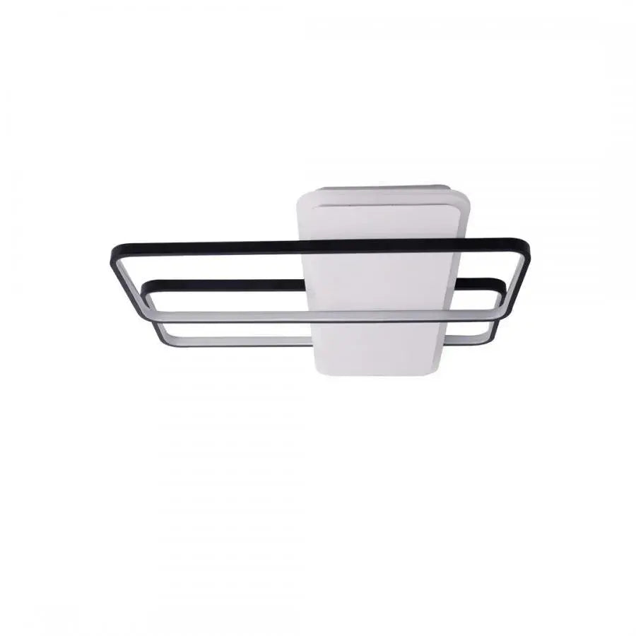 Lustra LED cu telecomanda CAROLINA, 76W, 3 Elemente, lumina Rece/Calda/Neutra, Dimabila, Negru