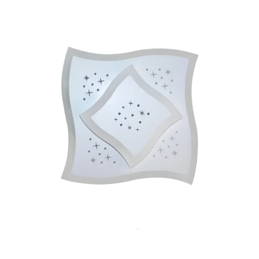 Lustra LED MANDI, 20W, lumina Rece, Alb