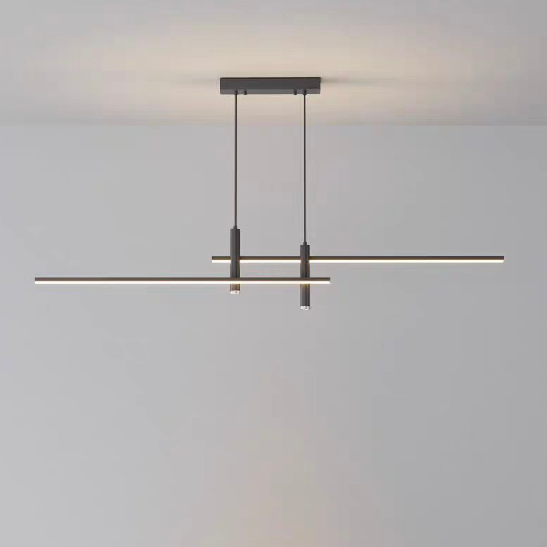 Lustra LED cu Telecomanda Renata, 24W Dimabila, Negru