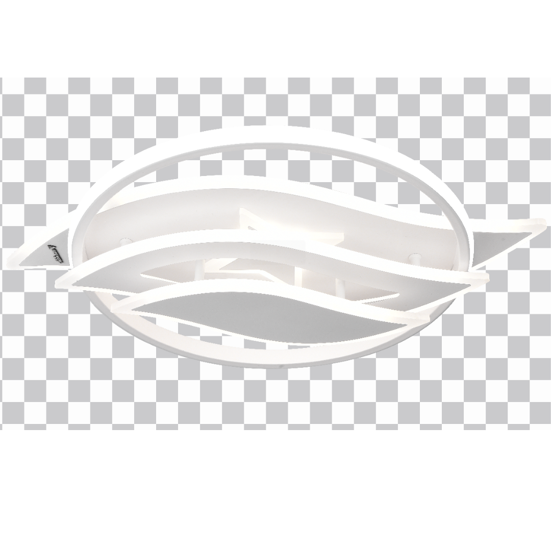 Lustra LED RGB cu Telecomanda Jarria Dimabila, Acril, RGB, Alb