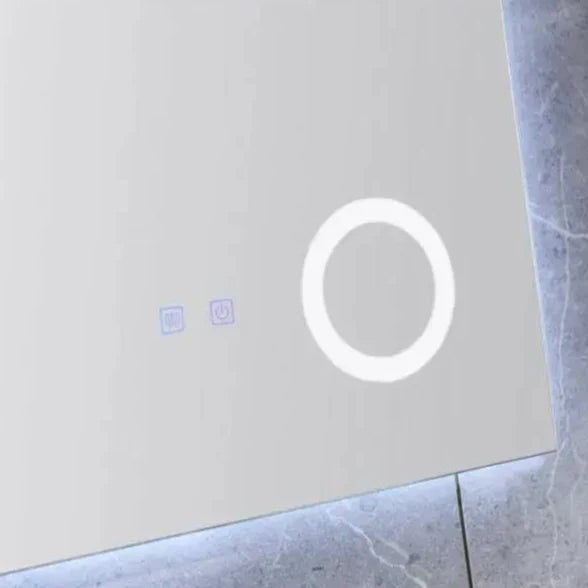 Oglinda LED Rectangulara, 60x80cm, Linea Touch, Sistem Dezaburire, Dimabila