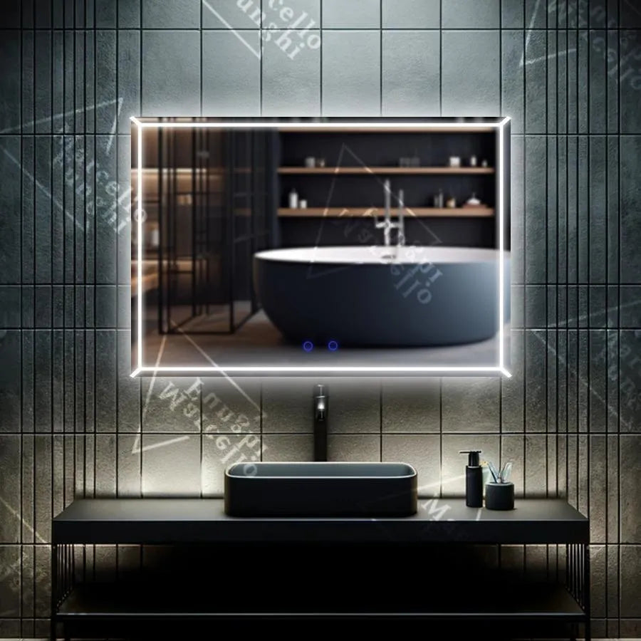 Oglinda LED Touch Villya Sistem Dezaburire 80x60cm Colectia Marcello Funghi