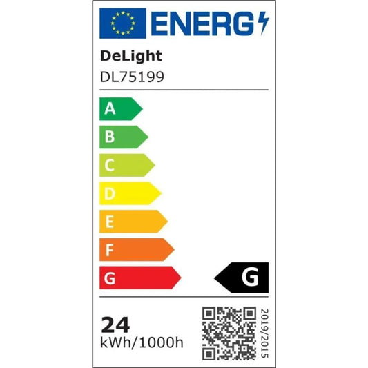 Plafoniera LED Klava cu Inel Decorativ 24W Alb