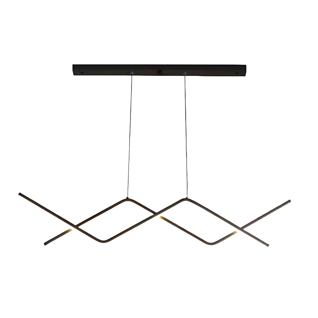 Lustra LED suspendata cu telecomanda NANCY, 72W, lumina Rece/Calda/Neutra, Dimabila, Negru, Inaltime Reglabila