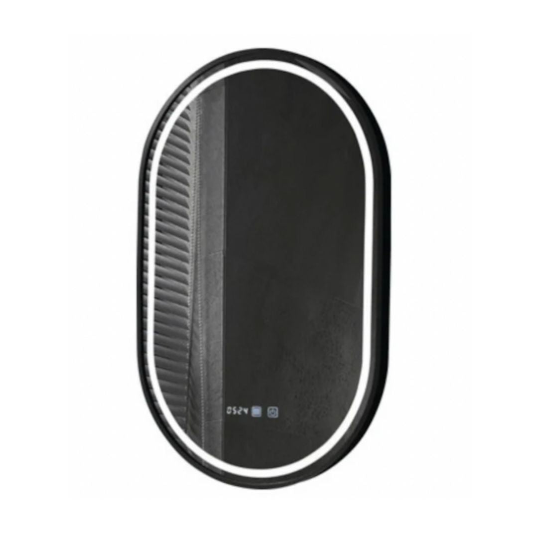 Oglinda LED Ovala, 60x100cm, Torino Vetro Touch, Sistem Dezaburire, Dimabila