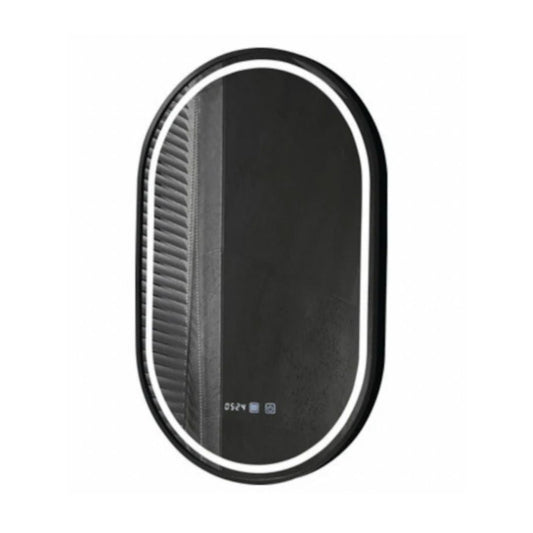 Oglinda LED Ovala, 60x100cm, Torino Vetro Touch, Sistem Dezaburire, Dimabila