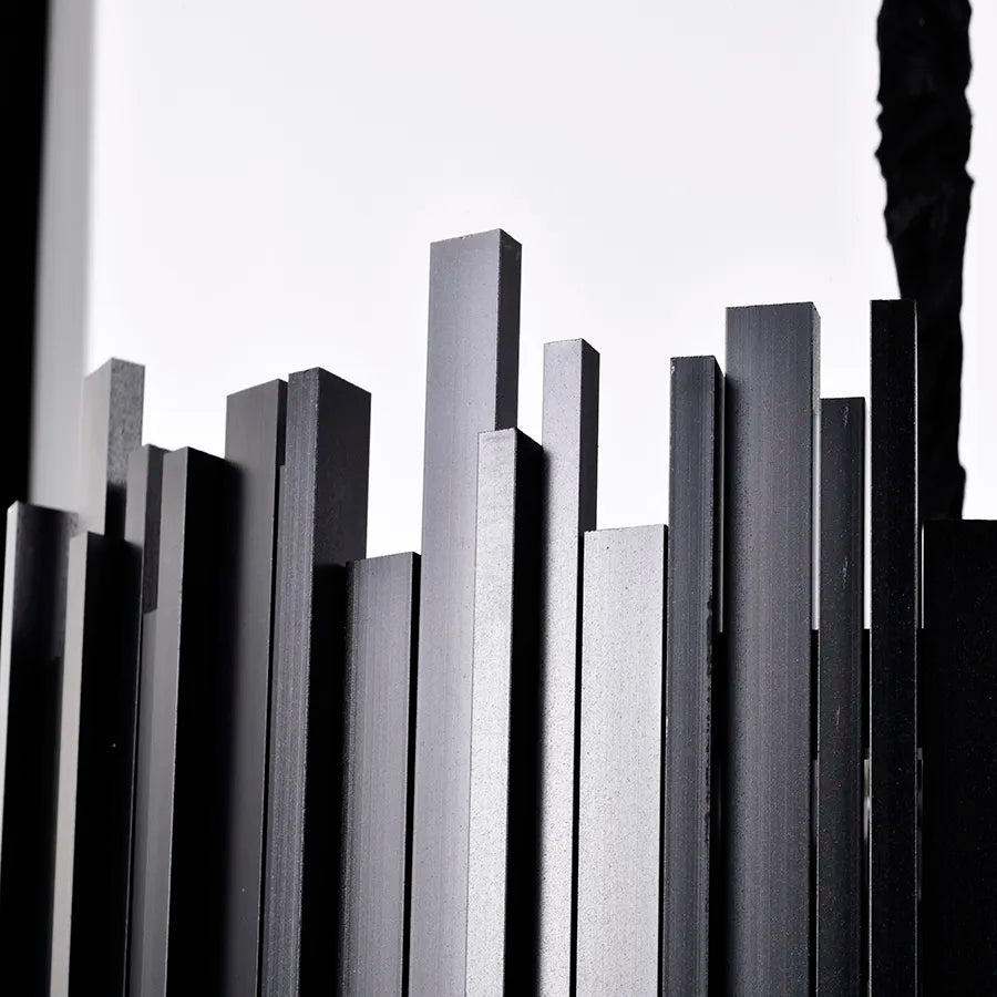 Candelabru Cristal BLOIS Nobile 4xE14, Diametru 40cm, Negru, Inaltime Reglabila