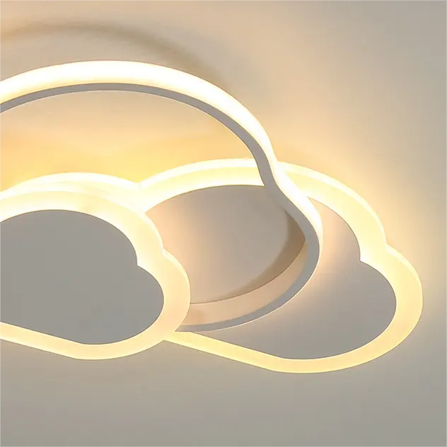 Lustra LED cu Telecomanda Rioko 53W Dimabila Alb