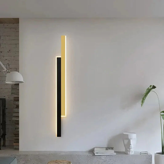 Lustra LED Linius, Liniara, 29W, Alb Negru