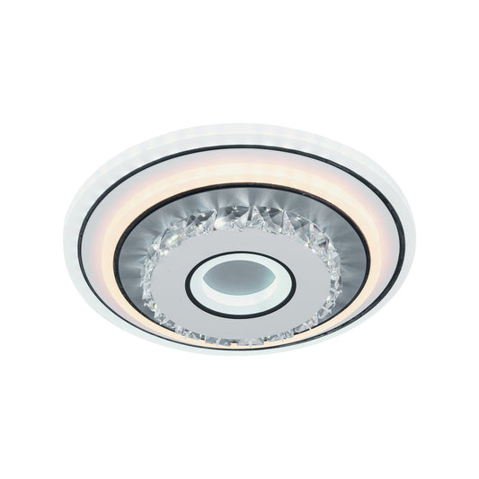 Lustra LED MITA, 28W, lumina Rece/Calda/Neutra, Alb