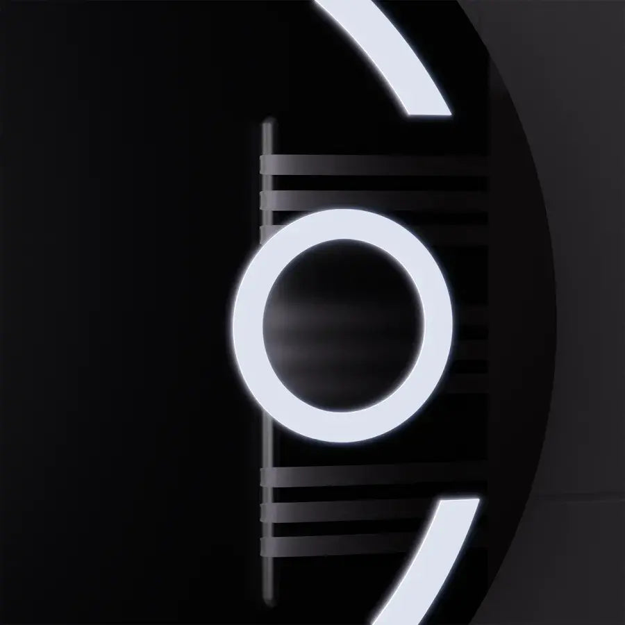 Oglinda LED Rotunda, 60cm, Visio MotionGlow Marcello, Sistem Dezaburire, Ceas & Termometru, Lupa Cosmetica, Dimabila