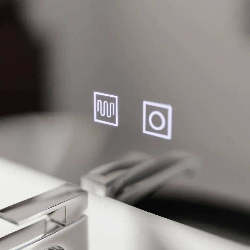 Oglinda LED Rectangulara, 80x60cm, Piano Touch, Sistem Dezaburire