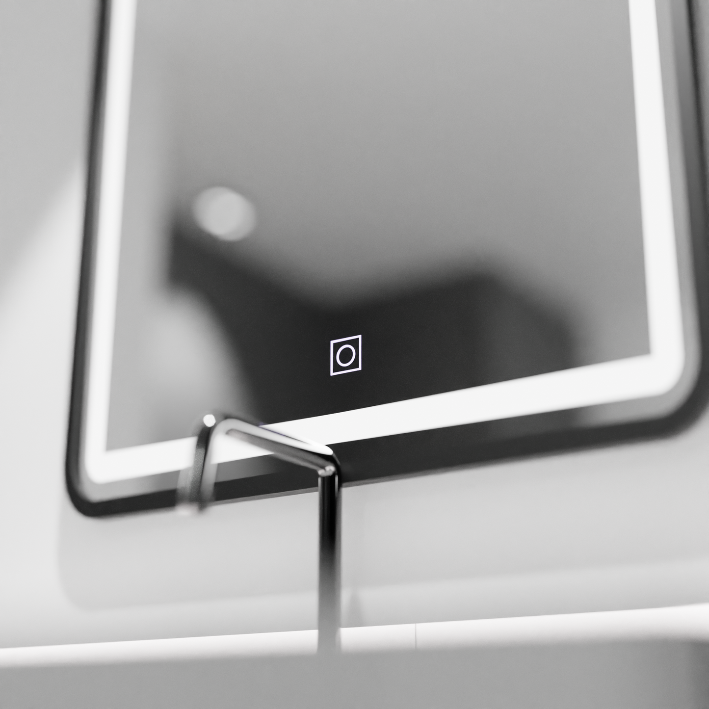 Oglinda LED Rectangulara, 60x80cm, Ombra  Basic Touch