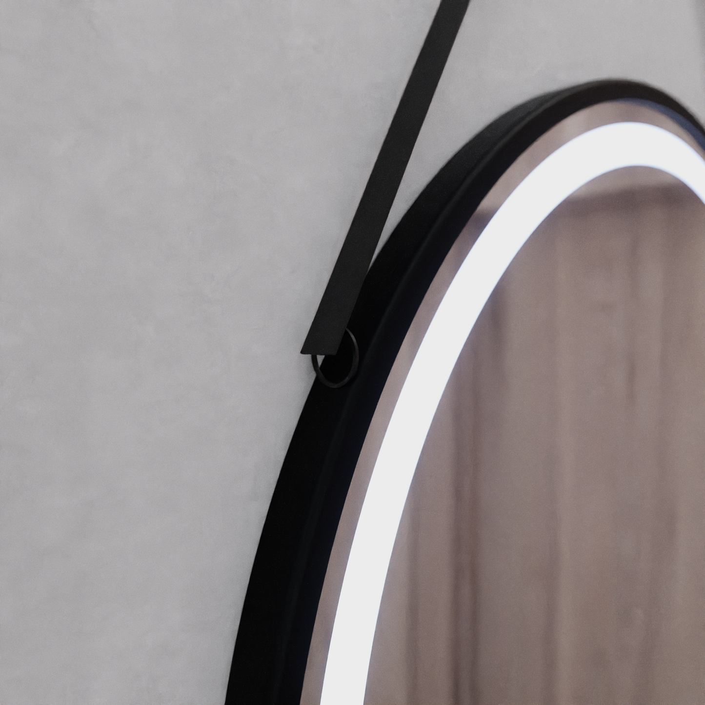 Oglinda LED Rotunda, 60cm, Basic Touch