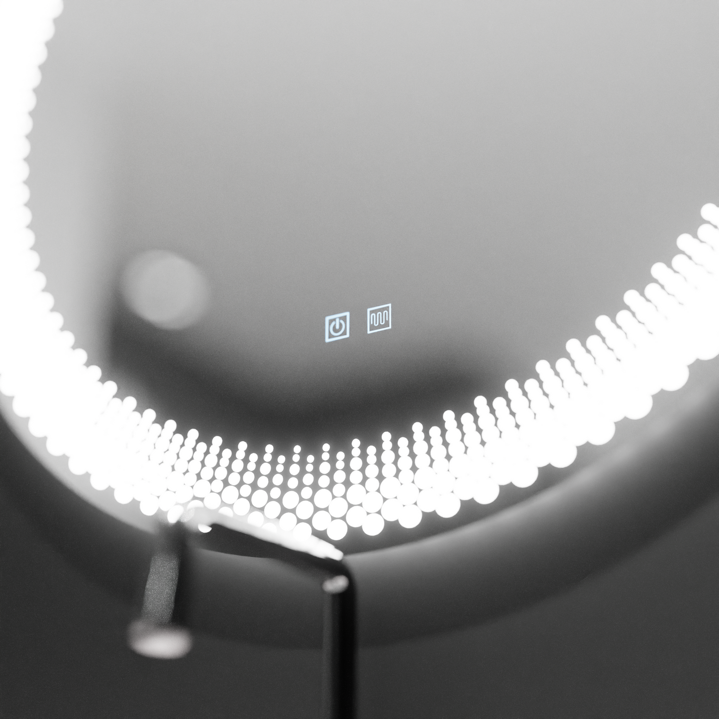 Oglinda LED Rotunda 60cm,  Stellaire Touch, Sistem Dezaburire, Dimabila