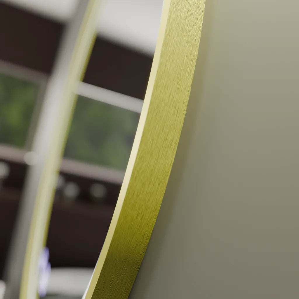 Oglinda LED Rotunda, 70cm, Glanz Touch, Sistem Dezaburire