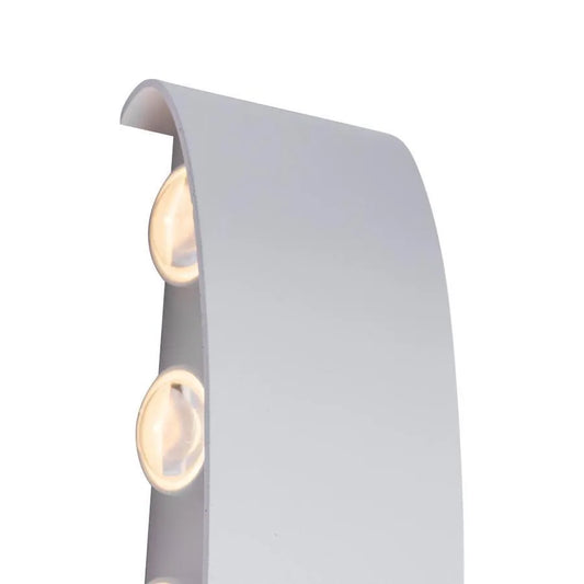 Fantas Aplica LED Interior/Exterior, 10 Surse x 1W, IP65, Alb, 3000K
