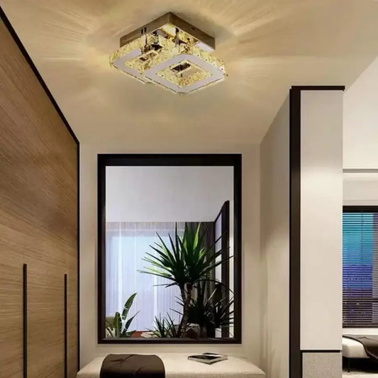 Lustra LED Cristal Jeremiah, 34W , Argintiu