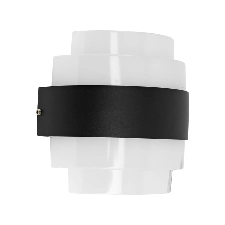 Aplica LED de Exterior Meras, 12W, Negru, 3000K, Fantas
