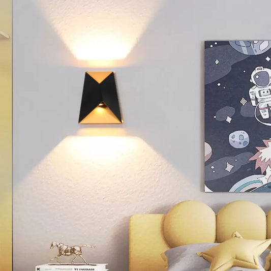 Aplica LED Exterior Andrew 10W Negru Auriu