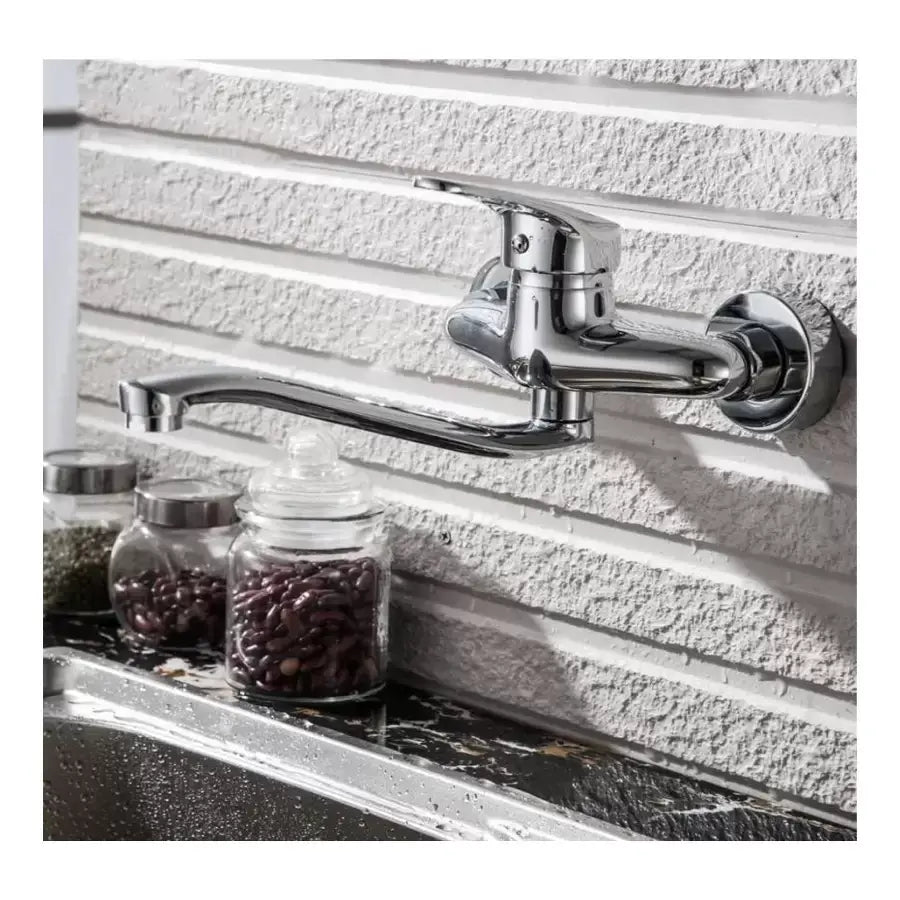 Baterie Bucatarie cu Pipa Rotativa, Aliaj, Crom, PM025