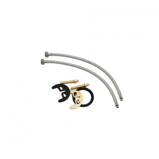 Baterie Lavoar cu Pipa Fixa, Aliaj, Crom, LV002