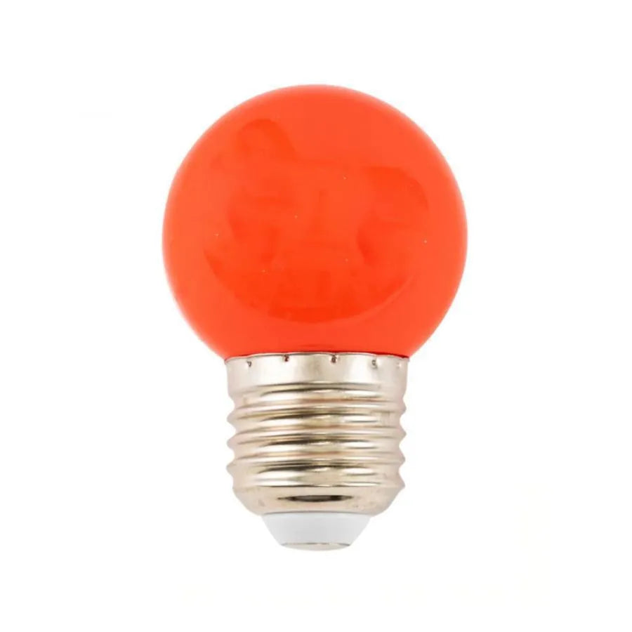 Bec LED, E27, 2W, Rosu