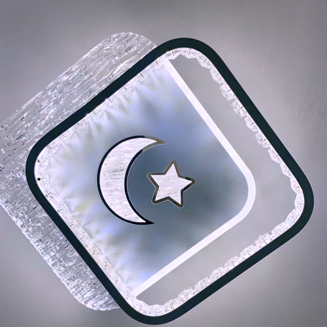 Lustra LED NYXORA Quadro, 36W, 2 Patrate, lumina Rece/Calda/Neutra, Negru