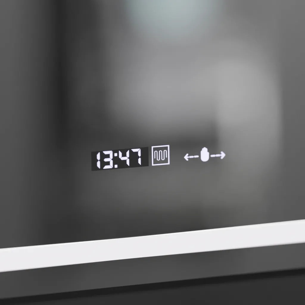 Oglinda LED Ovala, 50x80cm, Eminence MotionGlow Marcello, Sistem Dezaburire, Ceas & Termometru, Dimabila