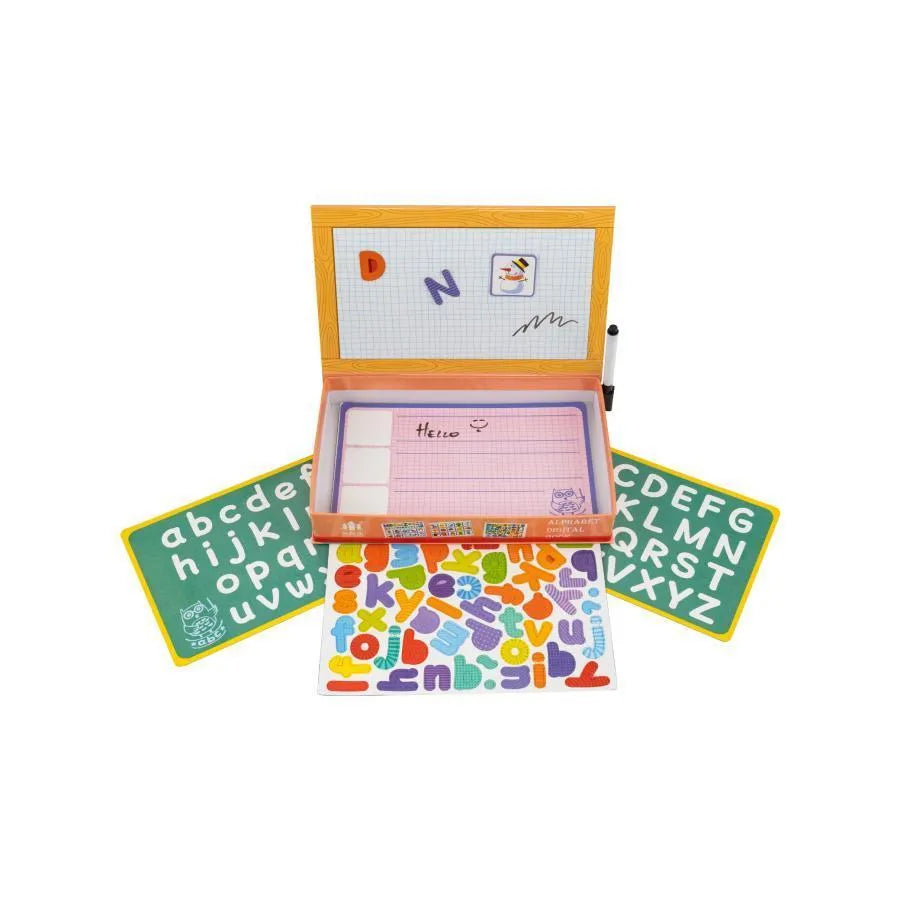 Carte Magnetica cu Animalute si Alfabet, Multicolor, 9 Piese, Plastic