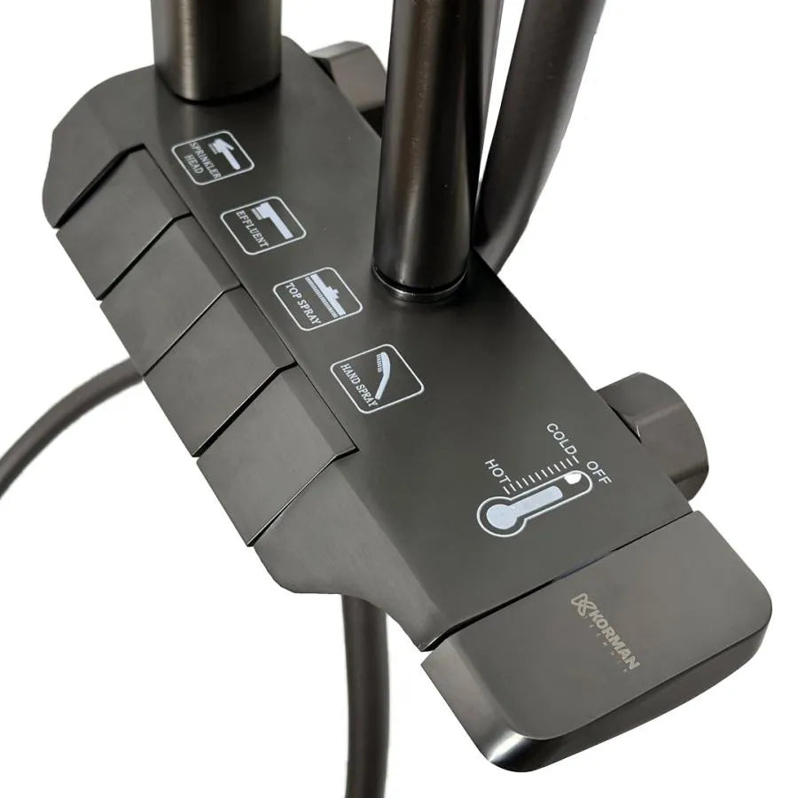 Coloana Dus Inox Gri Inchis OD3903