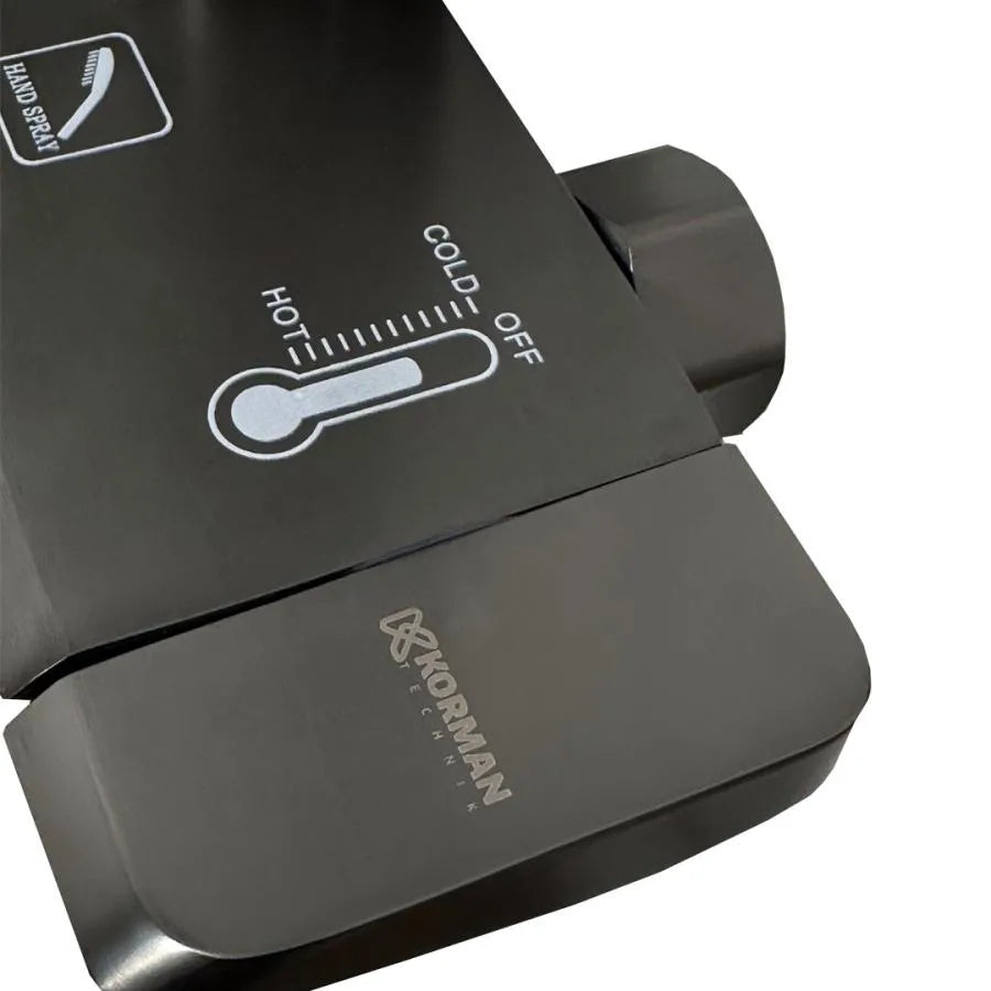 Coloana Dus Inox Gri Inchis OD3903