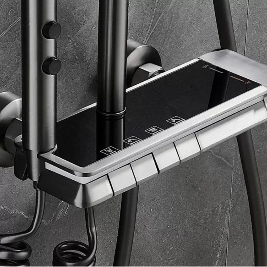 Coloana Dus Inox, Gri Inchis, OD3904