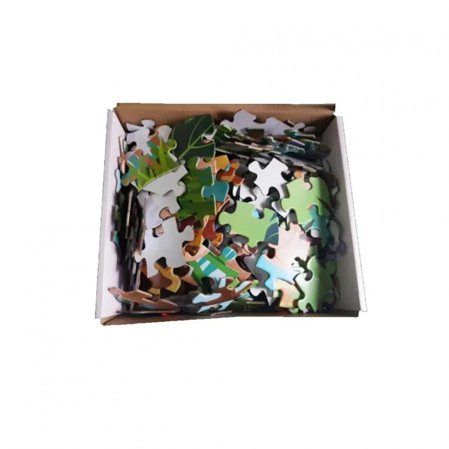 Joc tip Puzzle cu Animale Domestice, Multicolor, 208 piese