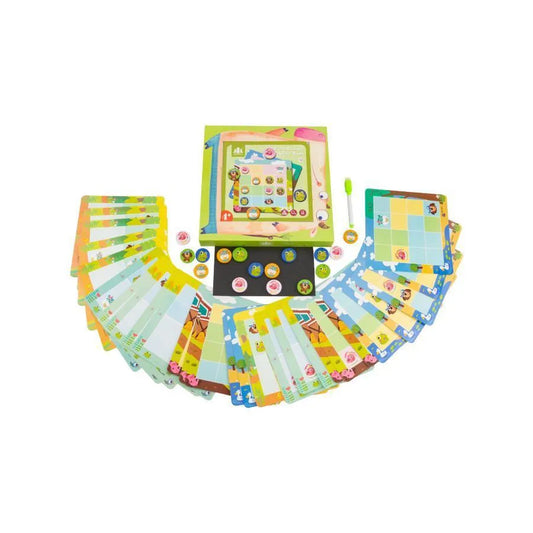 Joc tip Puzzle cu Animalutele din Ferma, 60 Piese, Multicolor