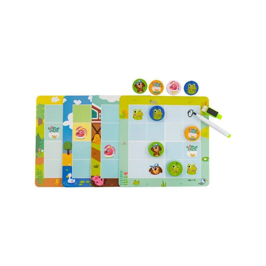 Joc tip Puzzle cu Animalutele din Ferma, 60 Piese, Multicolor